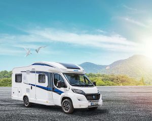 Außenansicht eines Wohnmobils