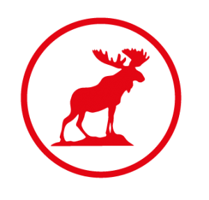 Elch, rot