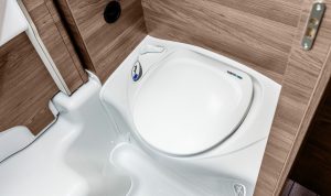 Toilette von einem Wohnmobil