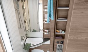 Badezimmer von einem Wohnmobil