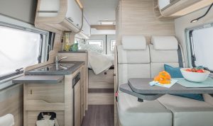 Innenausstattung von einem Wohnmobil