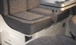 Sitzbank von einem Wohnmobil