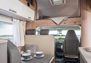 Innenansicht von einem Wohnmobil