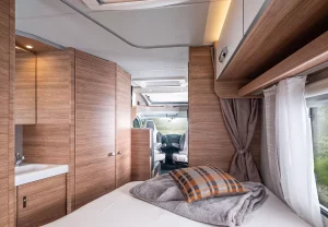 Innenausstattung von einem Wohnmobil