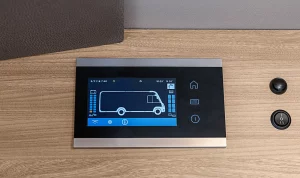 Bedienpanel von einem Wohnmobil