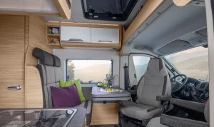 Innenansicht von einem Wohnmobil